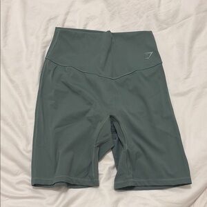 Gymshark green biker shorts